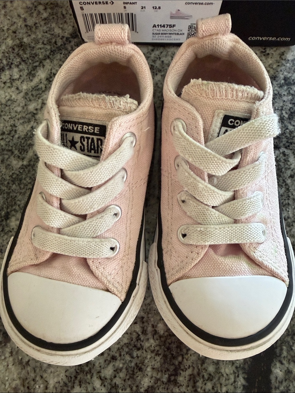 Converse Infant CTAS Madison OX - Sugar Berry/White/Black